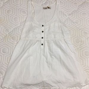 Mudd White Flowy Summer Dress (M)